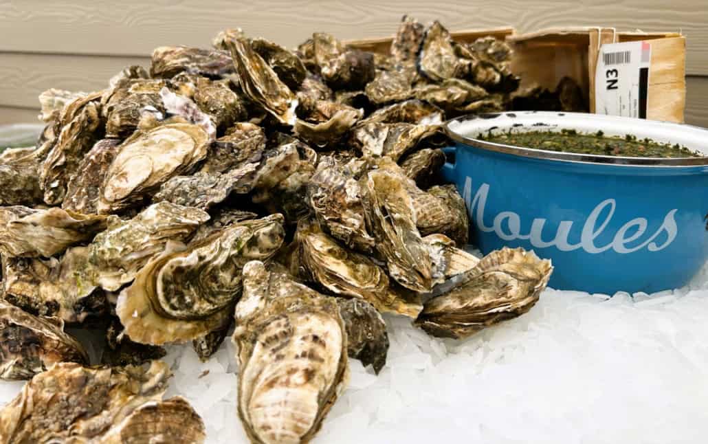 Østers på Restaurant Arken