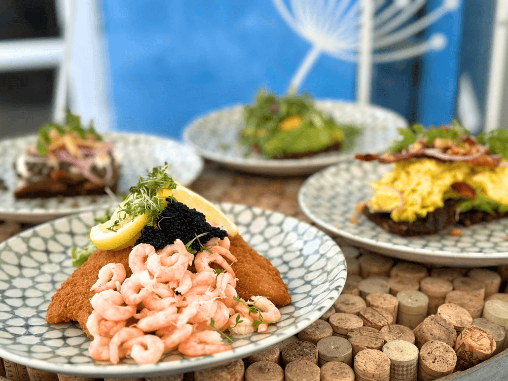 Smørrebrød på Restaurant Arken i Køge
